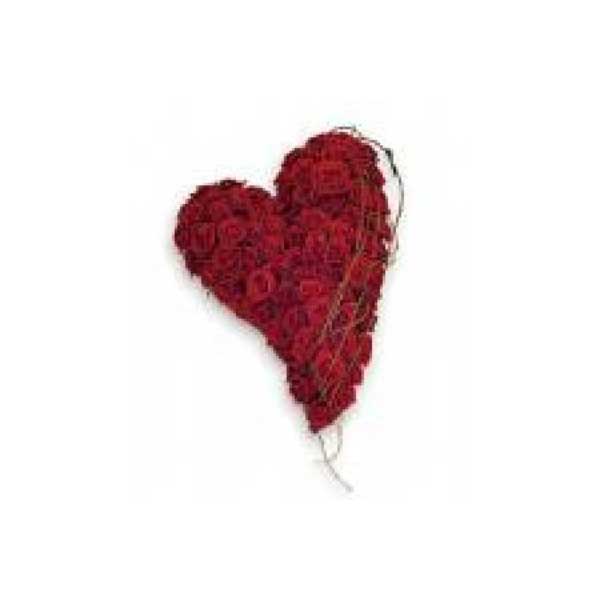 Solid Swinging Heart Bloxhams Florists