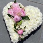 Pink & White Based Heart